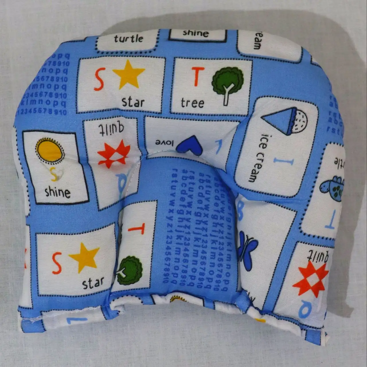 Born Baby Bedding Set Mattress with Mosquito Net and Pillow - Sky Blue