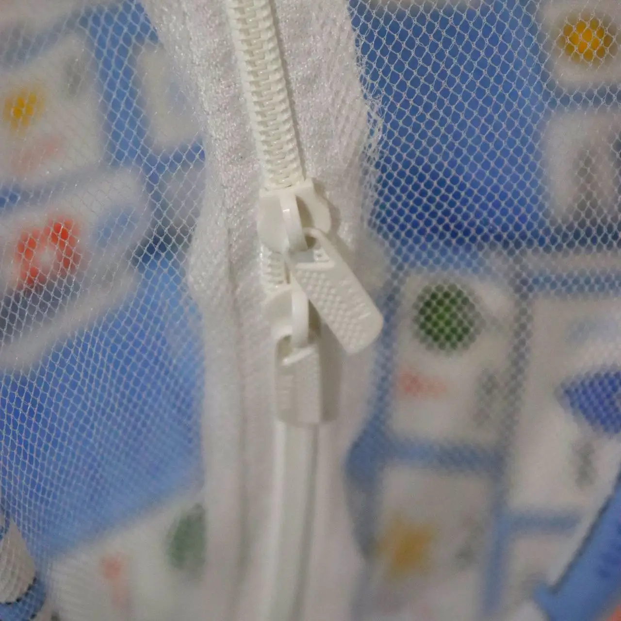 Born Baby Bedding Set Mattress with Mosquito Net and Pillow - Sky Blue