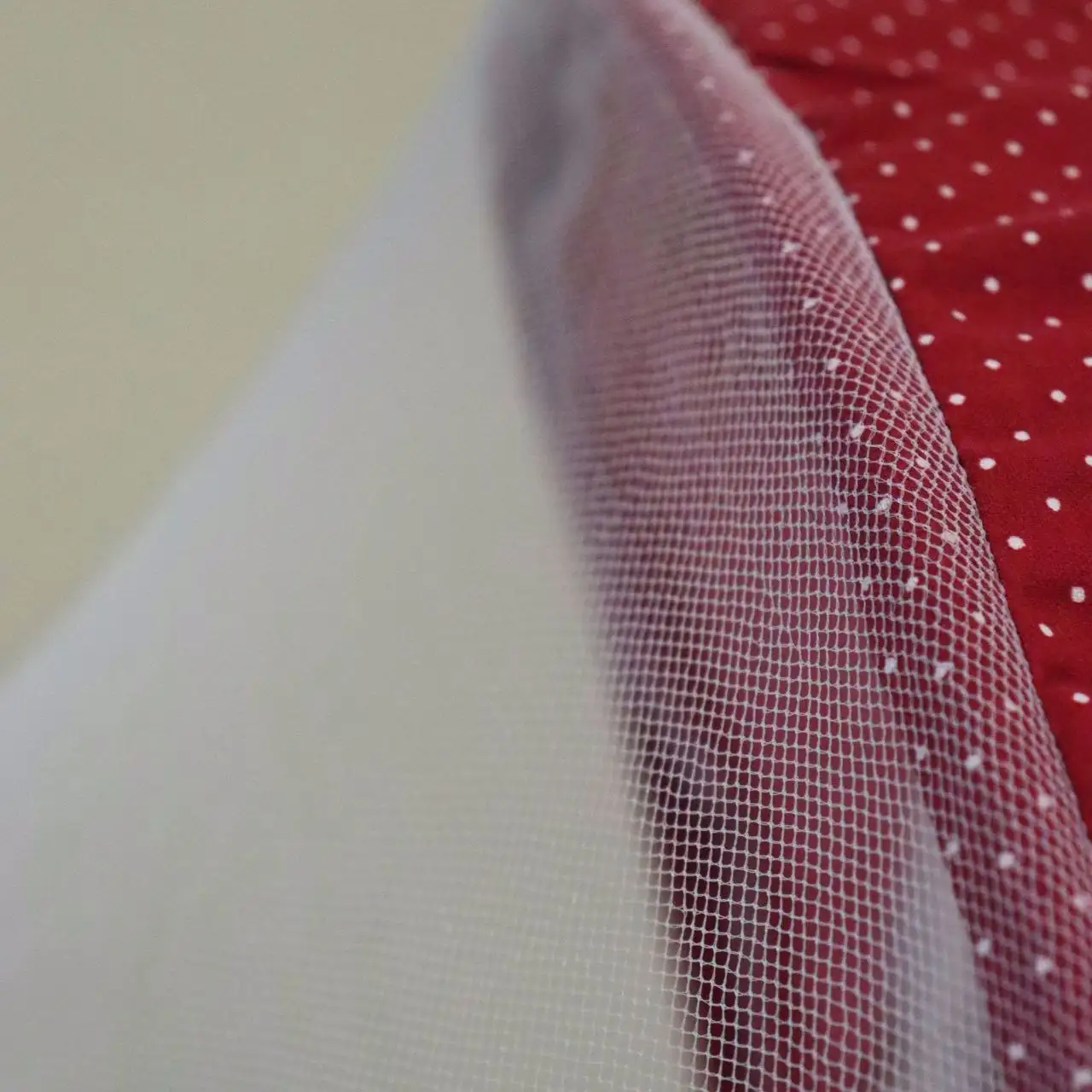 Baby Bedding Set Mattress with Mosquito Net and Pillow - Red